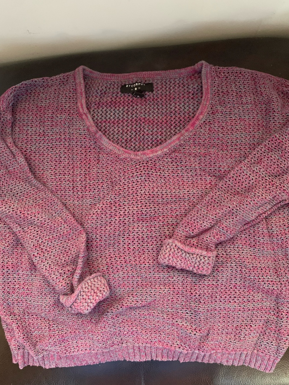 Soft Pink Knit Women's Sweater - Cozy Layering Pullover